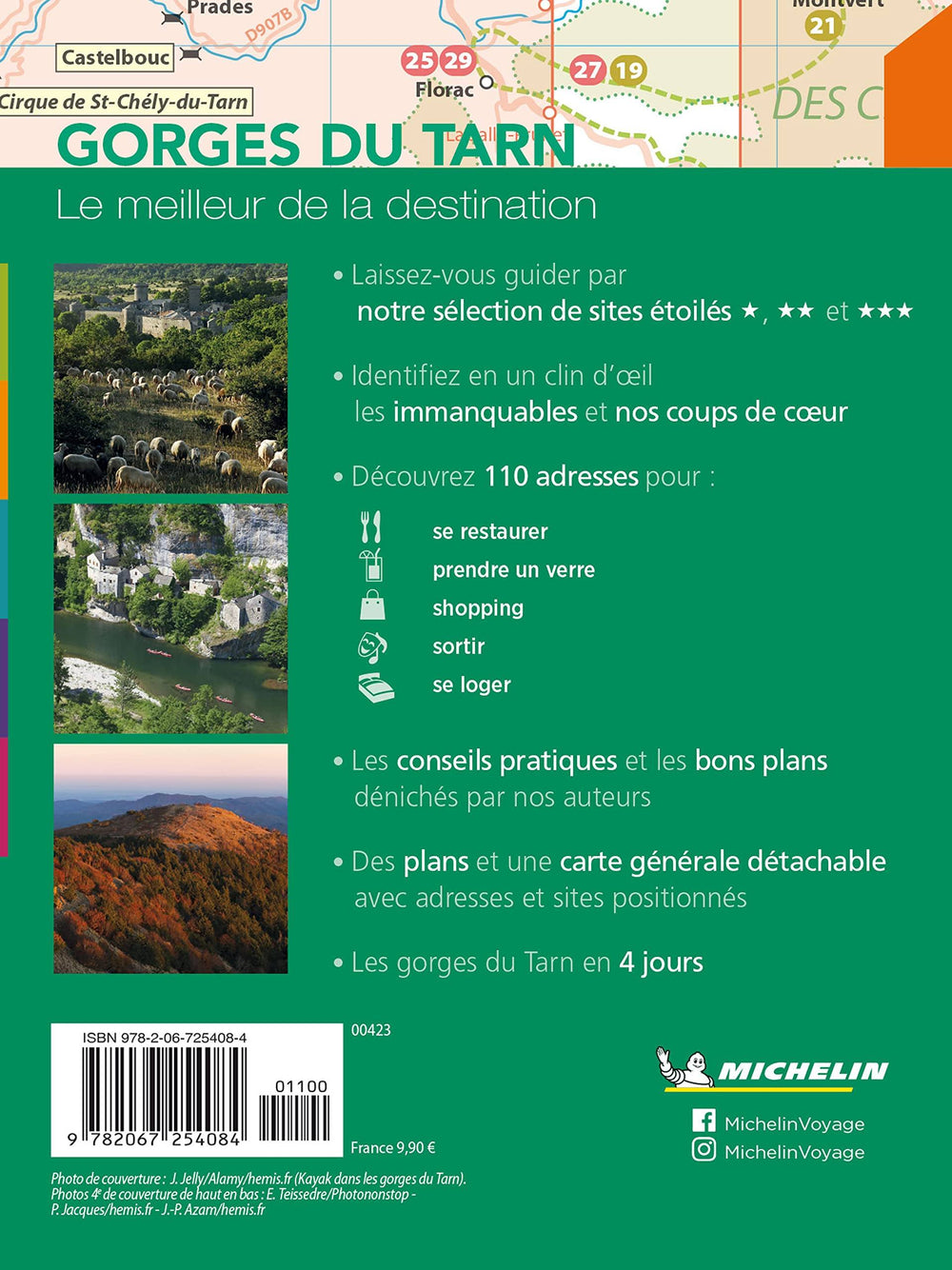 Guide Vert Week & Go - Gorges du Tarn, Causses et Cévennes - Édition 2022 | Michelin guide de voyage Michelin 