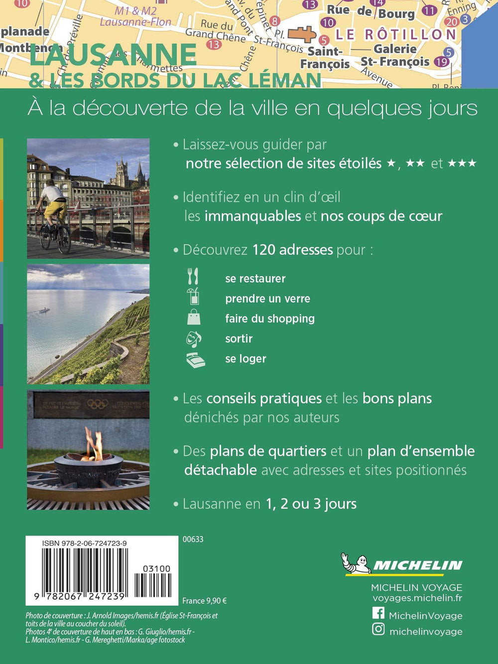 Guide Vert Week & GO - Lausanne & les bords du lac Léman - Édition 2021 | Michelin guide de voyage Michelin 
