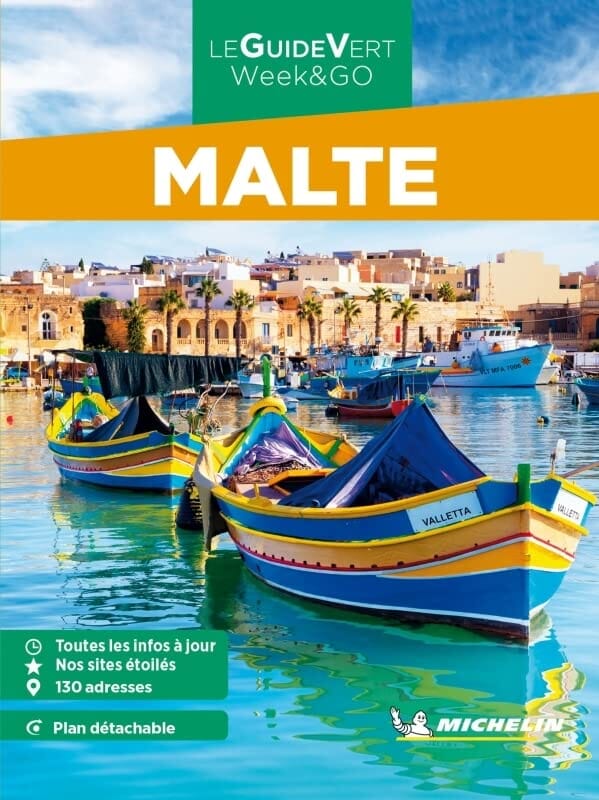 Guide Vert Week & GO - Malte - Édition 2023 | Michelin guide petit format Michelin 