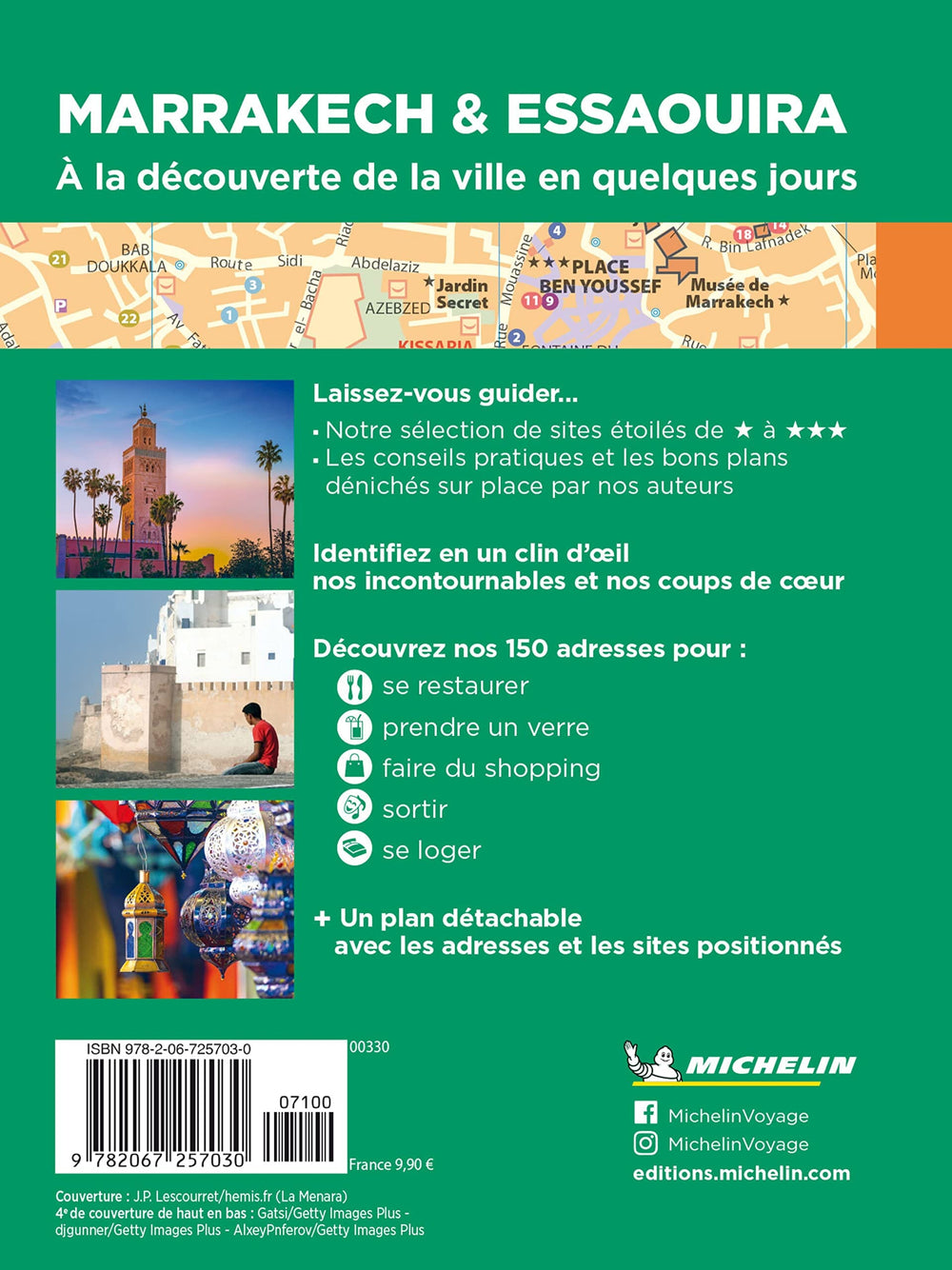 Guide Vert Week & GO - Marrakech et Essaouira + plan | Michelin guide de conversation Michelin 