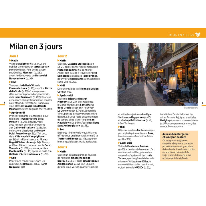 Guide Vert Week & GO - Milan, Bergame & les lacs - Édition 2023 | Michelin guide petit format Michelin 