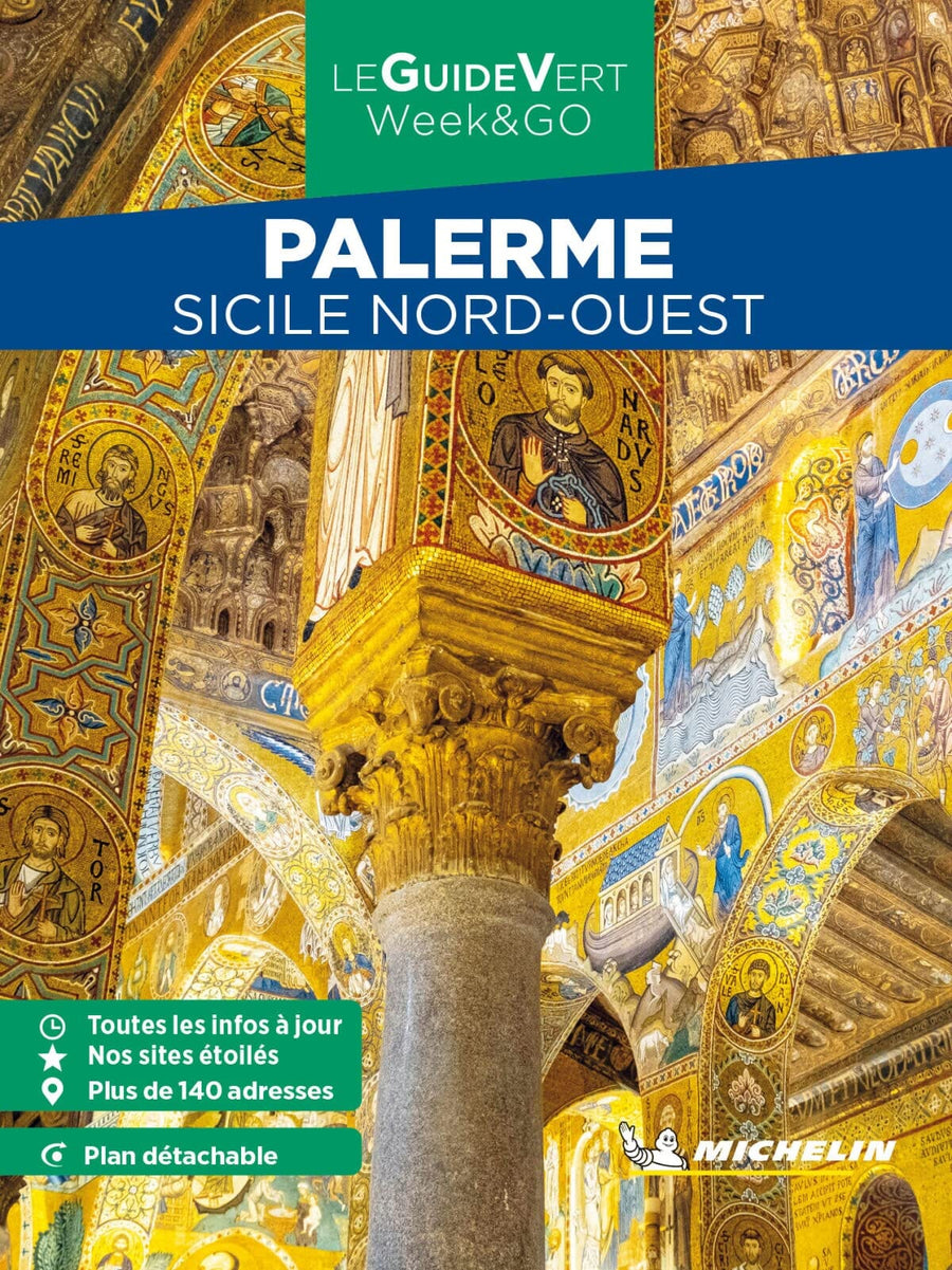 Guide Vert Week & GO - Palerme & Sicile Nord-ouest - Édition 2023 | Michelin guide petit format Michelin 