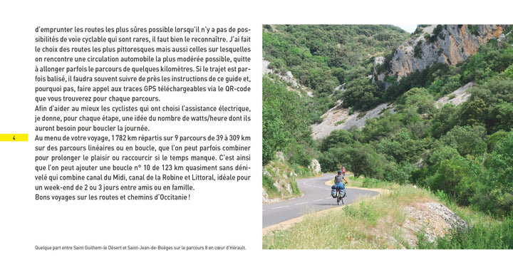 Guide - Voyages à vélo et vélo électrique : Occitanie, vol.1 | Glénat guide vélo Glénat 