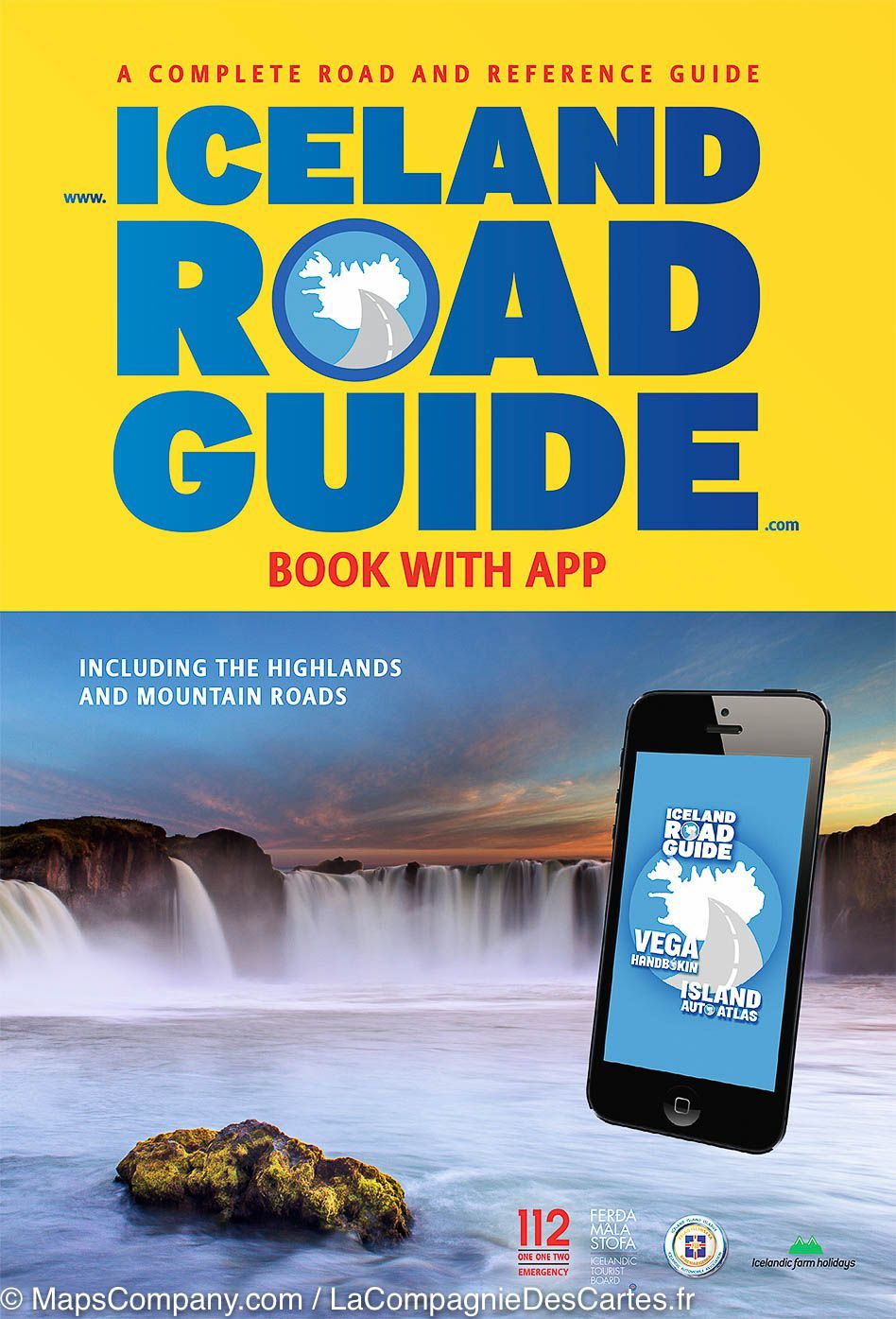 Iceland Road Guide (en anglais) | Vegahandbokin - La Compagnie des Cartes