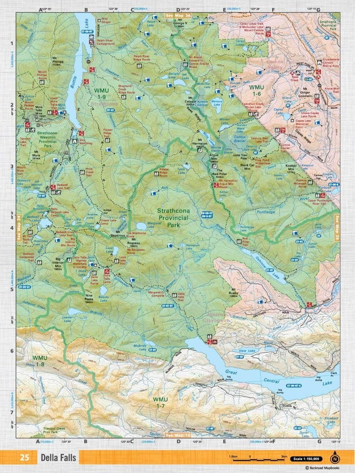Ile de Vancouver (Colombie Britannique) MapBook | Backroads Mapbooks atlas Backroads Mapbooks 