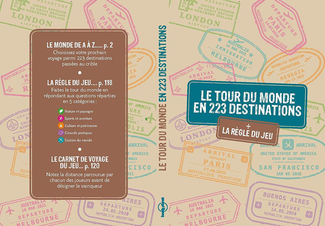 Jeu - Le tour du monde en 1000 questions | Lonely Planet jeu Lonely Planet 