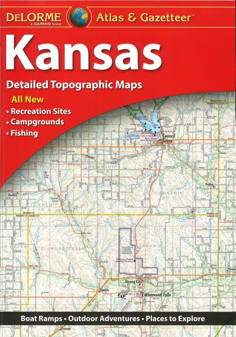 Kansas - Atlas and Gazetteer | DeLorme Atlas 
