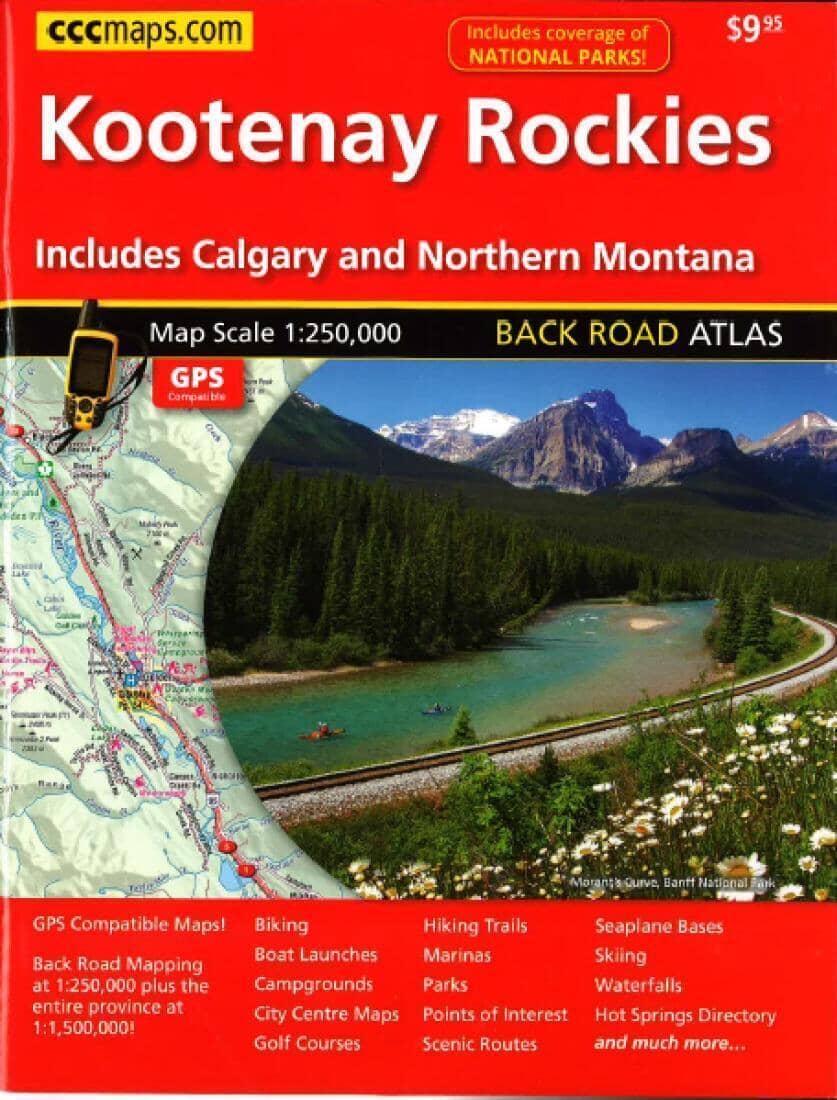 Kootenay Rockies, Back Road Atlas by Canadian Cartographics Corporation