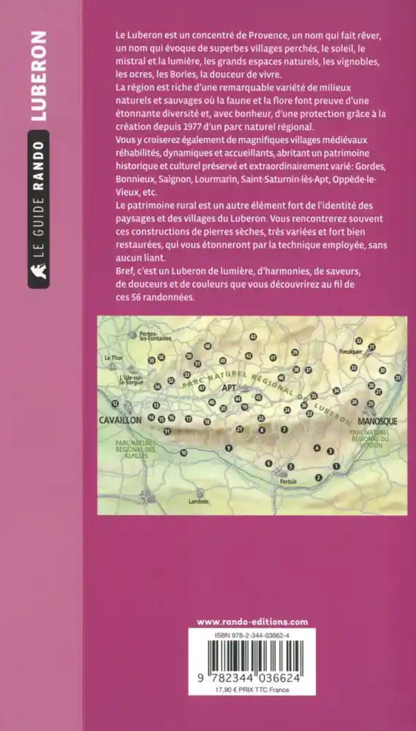 Le Guide Rando - Luberon | Rando Editions guide de randonnée Rando Editions 