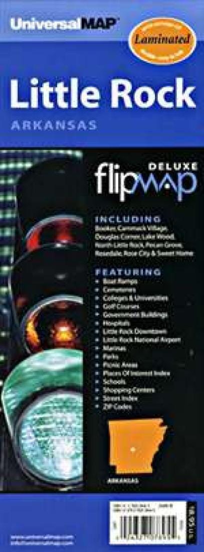 Little Rock, Arkansas, Flipmap by Kappa Map Group