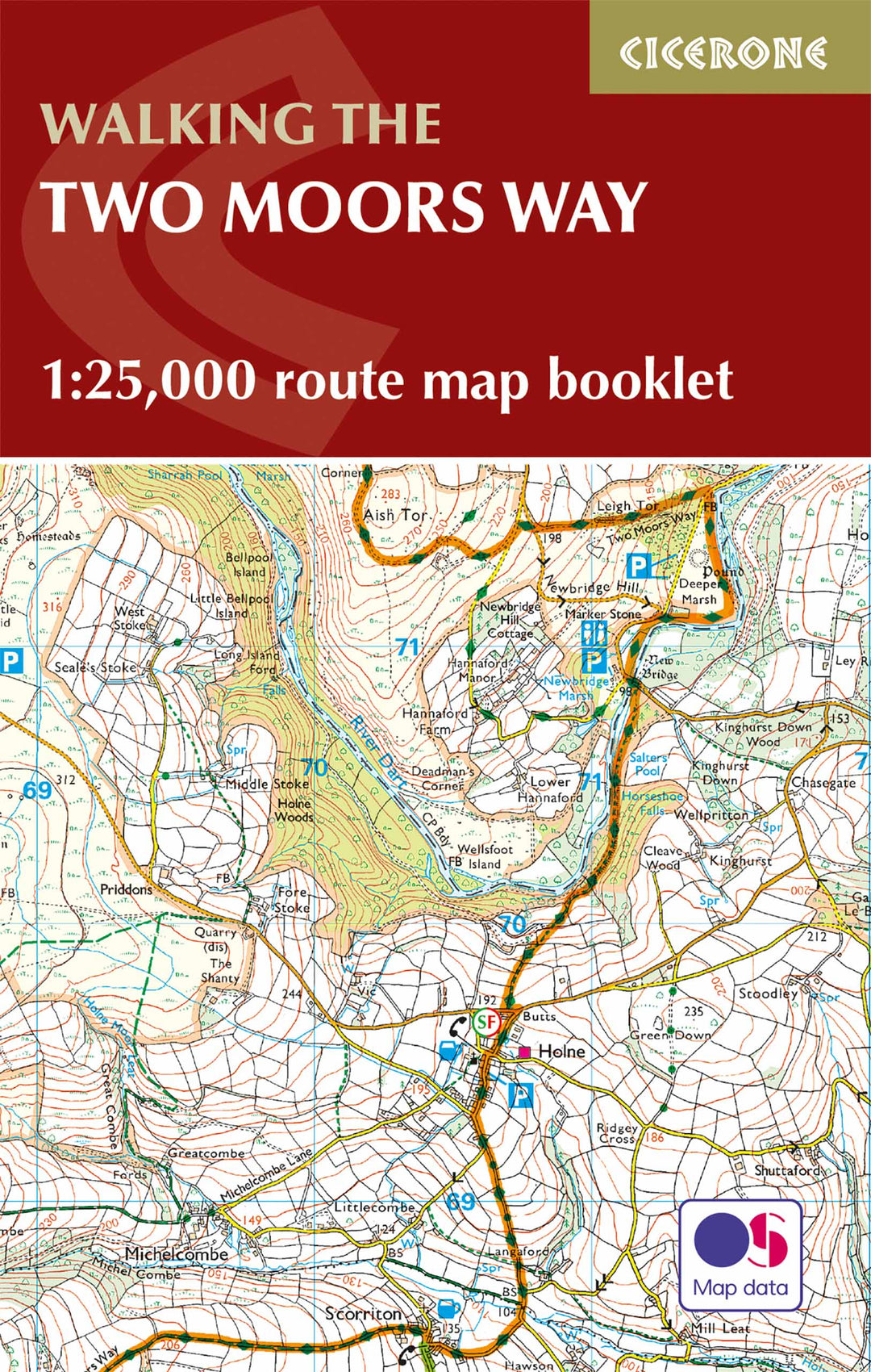 Livret (en anglais) - Walking the Two Moors Way | Cicerone guide de randonnée Cicerone 