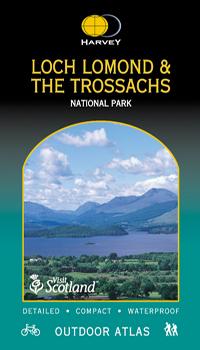 Loch Lomond & The Trossachs National park outdoor atlas | Harvey Maps - Outdoor atlas carte pliée Harvey Maps 