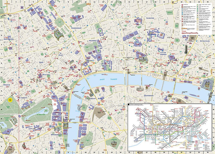 Londres - Carte de destination du Royaume-Uni | National Geographic Maps carte pliée National Geographic 