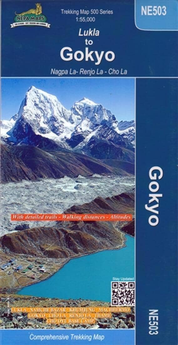 Lukla To Gokyo : Comprehensive Trekking Map | Himalayan MapHouse Road Map 