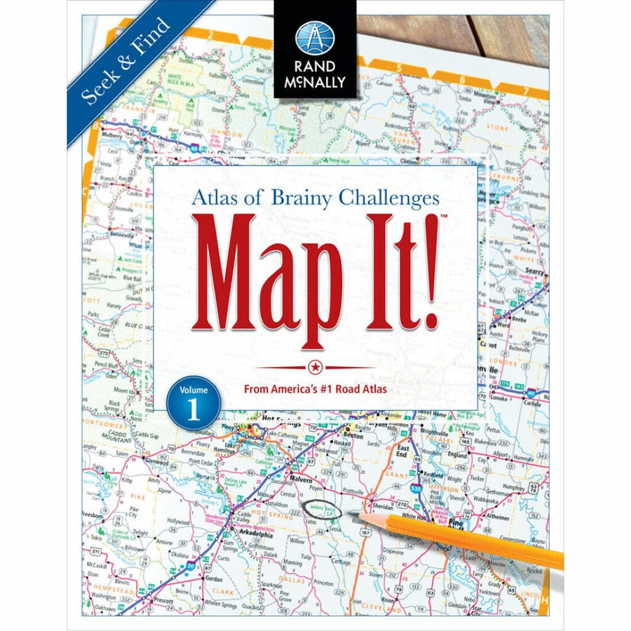 Map It! Seek & Find - Volume 1 | Rand McNally carte pliée 