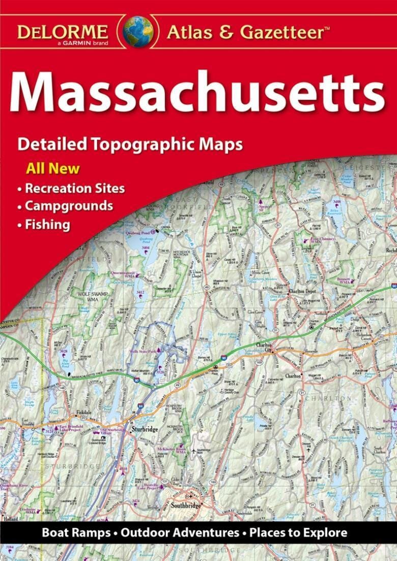 Massachusetts Atlas and Gazetteer | DeLorme Atlas 
