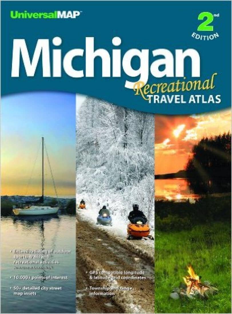 Michigan, Recreational Travel Atlas by Kappa Map Group