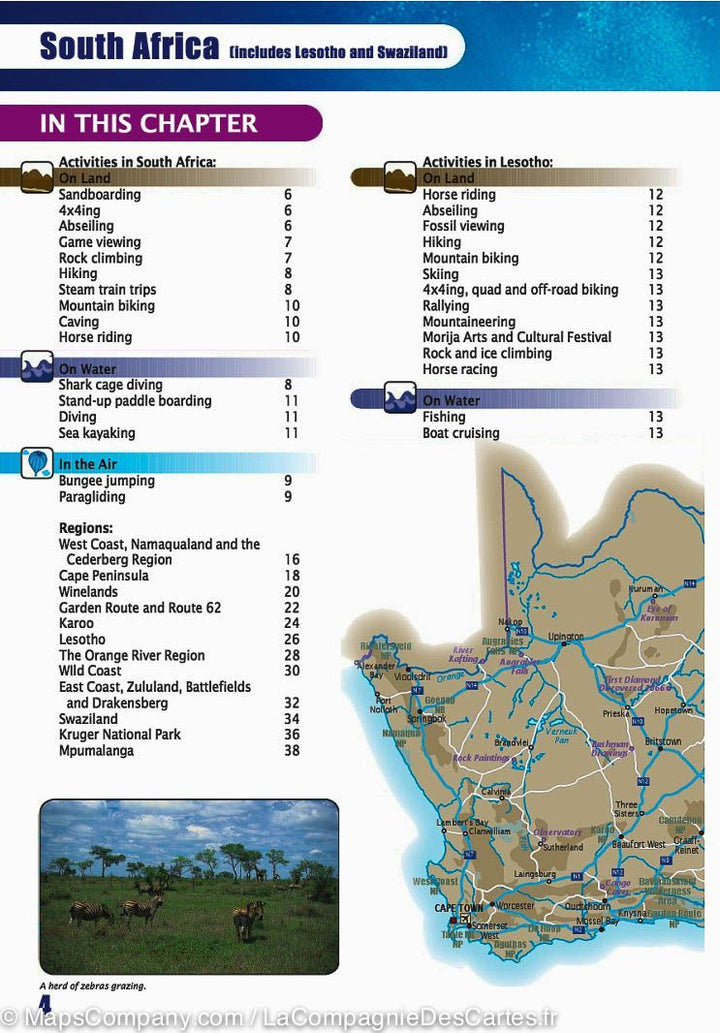 Mild to Wild : Adventures & Activities in Southern Africa (MapStudio) - en anglais | MapStudio - La Compagnie des Cartes