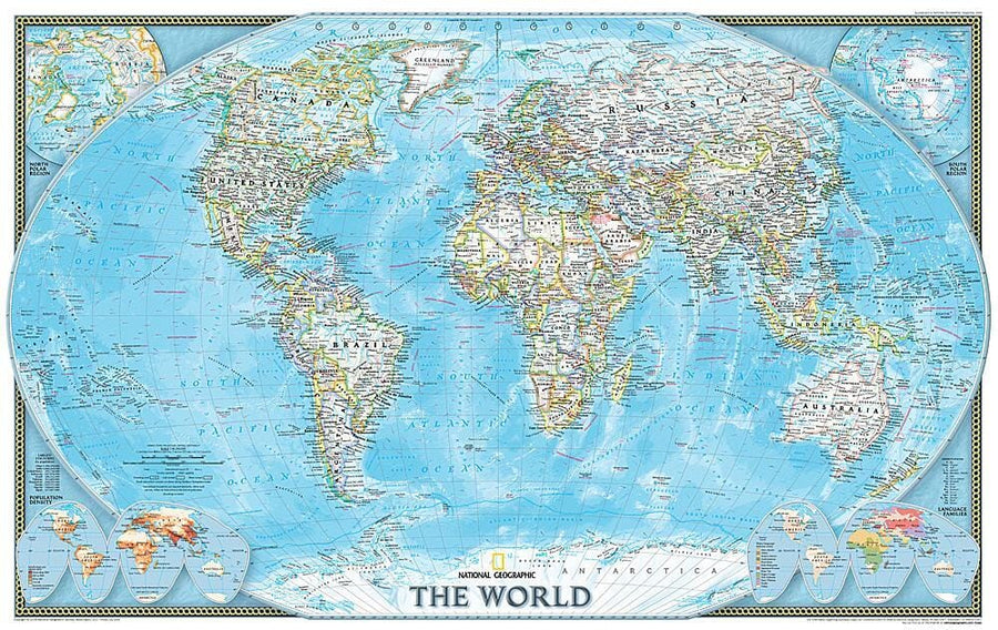 2004 World Wall Map 