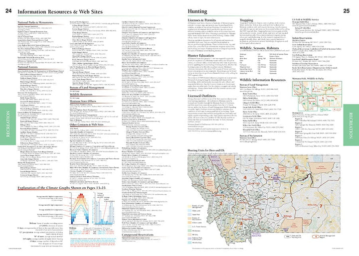 Montana Road and Recreation Atlas | Benchmark Maps atlas Benchmark Maps 