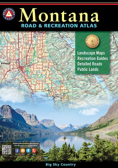 Montana Road and Recreation Atlas | Benchmark Maps atlas 