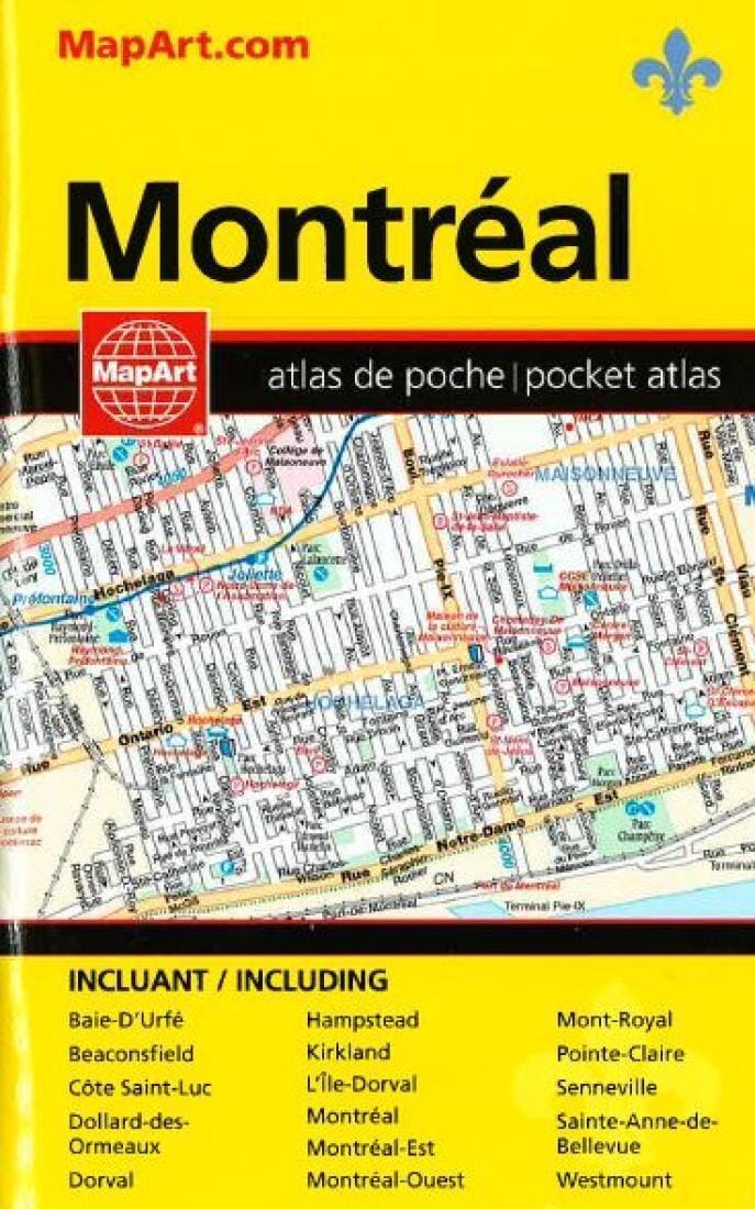 Montreal, Pocket Street Atlas, French/English Edition by Canadian Cartographics Corporation