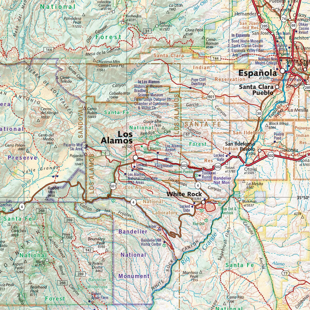 New Mexico Road and Recreation Atlas | Benchmark Maps atlas Benchmark Maps 