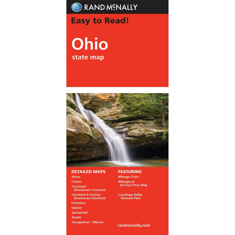 Ohio : state map : easy to read! | Rand McNally carte pliée 