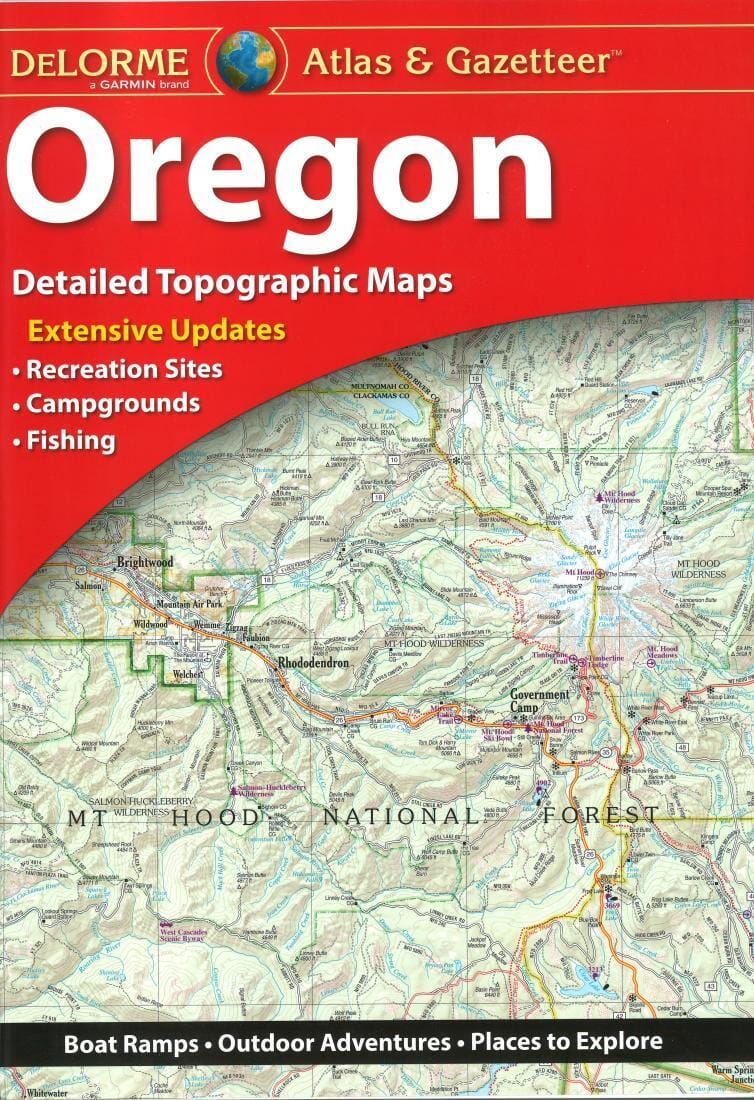 Oregon - Atlas and Gazetteer | DeLorme Atlas 