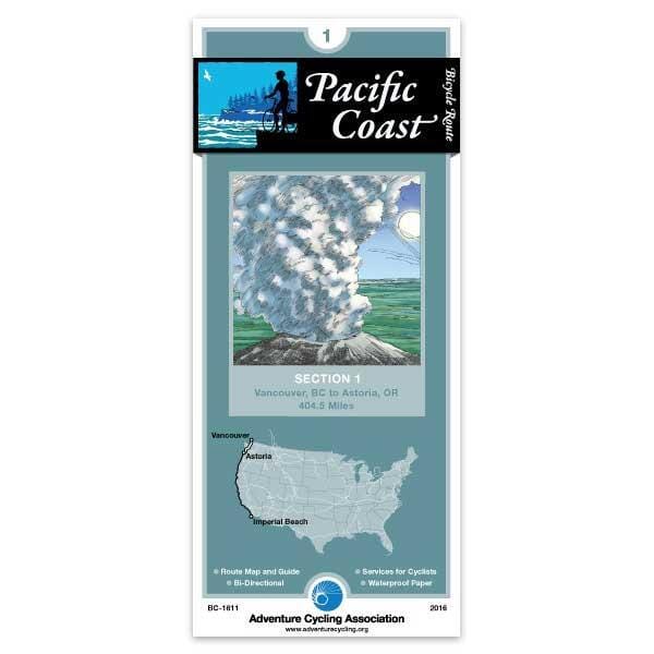 Pacific Coast Bicycle Route Section 1 Adventure Cycling Association | Adventure Cycling Association Bicycle Map 