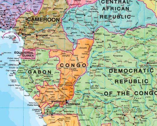 Panneau épinglable (en anglais) - Afrique politique - 100 x 120 cm | Maps International panneau épinglable Maps International 