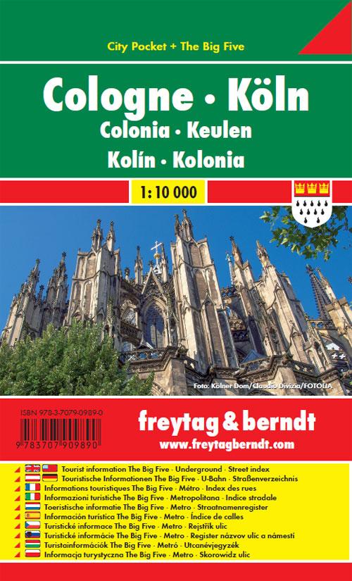 Plan de poche - Cologne | Freytag & Berndt carte pliée Freytag & Berndt 
