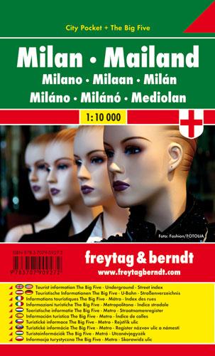 Plan de poche - Milan | Freytag & Berndt carte pliée Freytag & Berndt 
