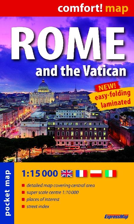 Plan de poche plastifié - Rome, Vatican Ville mini | Express Map carte pliée Express Map 