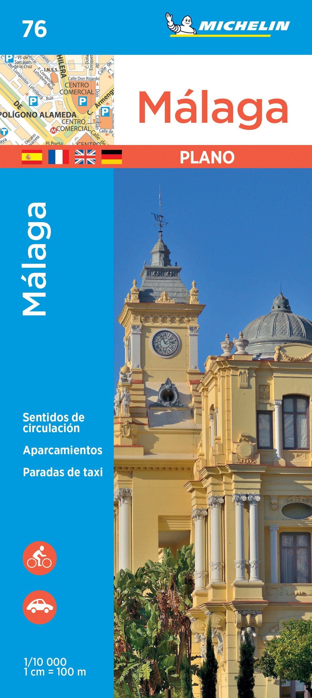 Plan de ville - Malaga | Michelin carte pliée Michelin 