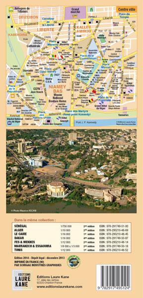 Plan de ville - Niamey | Laure Kane carte pliée Laure Kane 