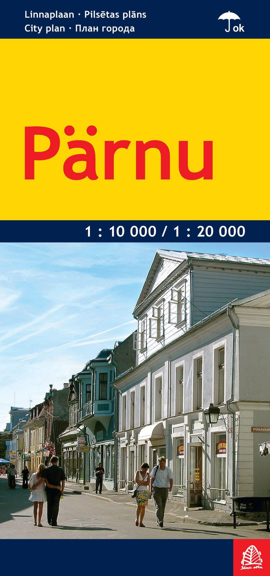 Plan de ville - Parnu (Lettonie) | Jana Seta carte pliée Jana Seta 