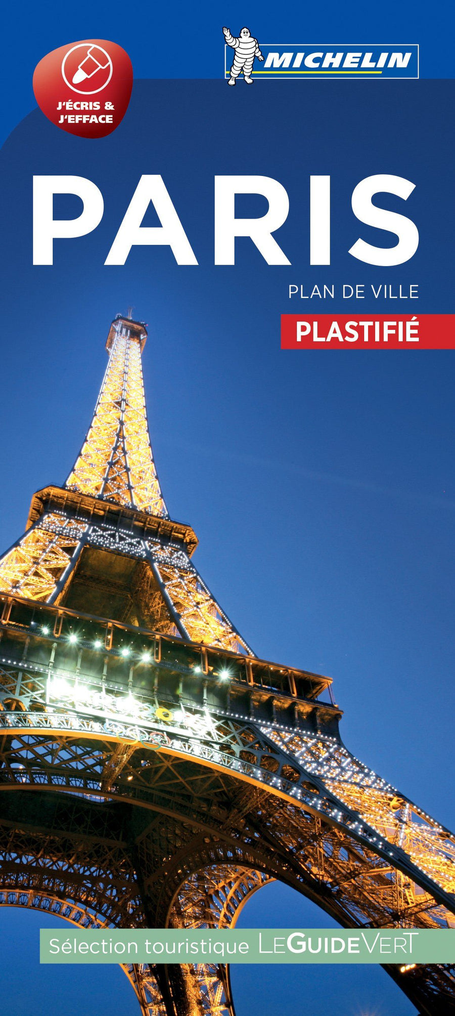 Plan de ville plastifié - Paris | Michelin carte pliée Michelin 