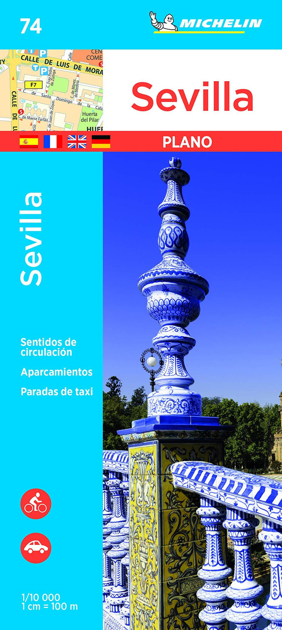 Plan de ville - Séville | Michelin carte pliée Michelin 