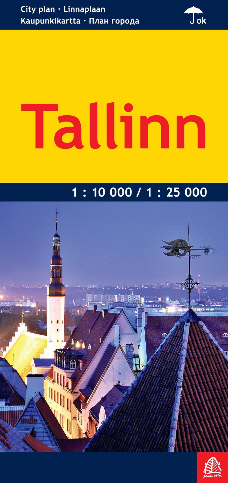 Plan de ville - Tallinn (Estonie) | Jana Seta carte pliée Jana Seta 
