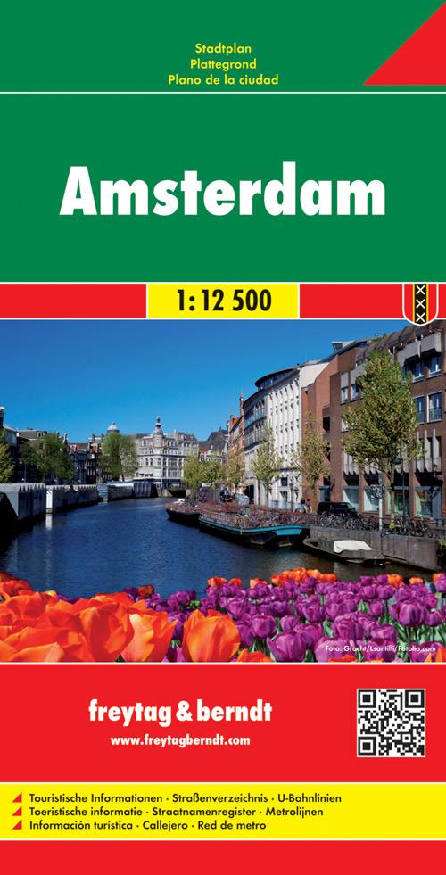 Plan détaillé - Amsterdam | Freytag & Berndt carte pliée Freytag & Berndt 