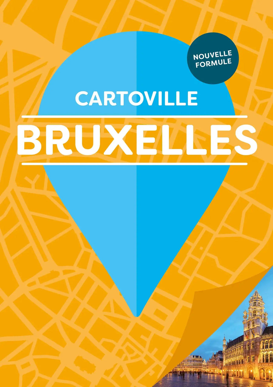 Plan détaillé - Bruxelles | Cartoville carte pliée Gallimard 