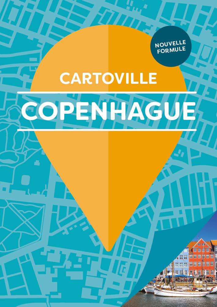 Plan détaillé - Copenhague | Cartoville carte pliée Gallimard 