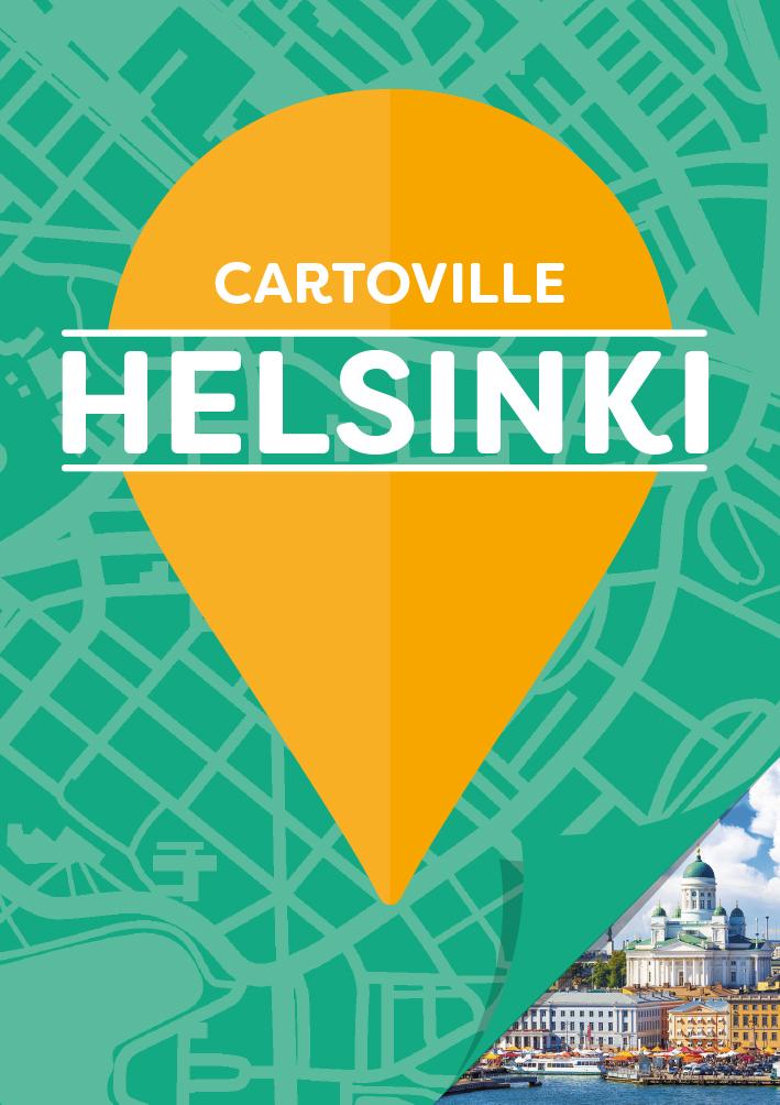 Plan détaillé d'Helsinki | Cartoville carte pliée Gallimard 