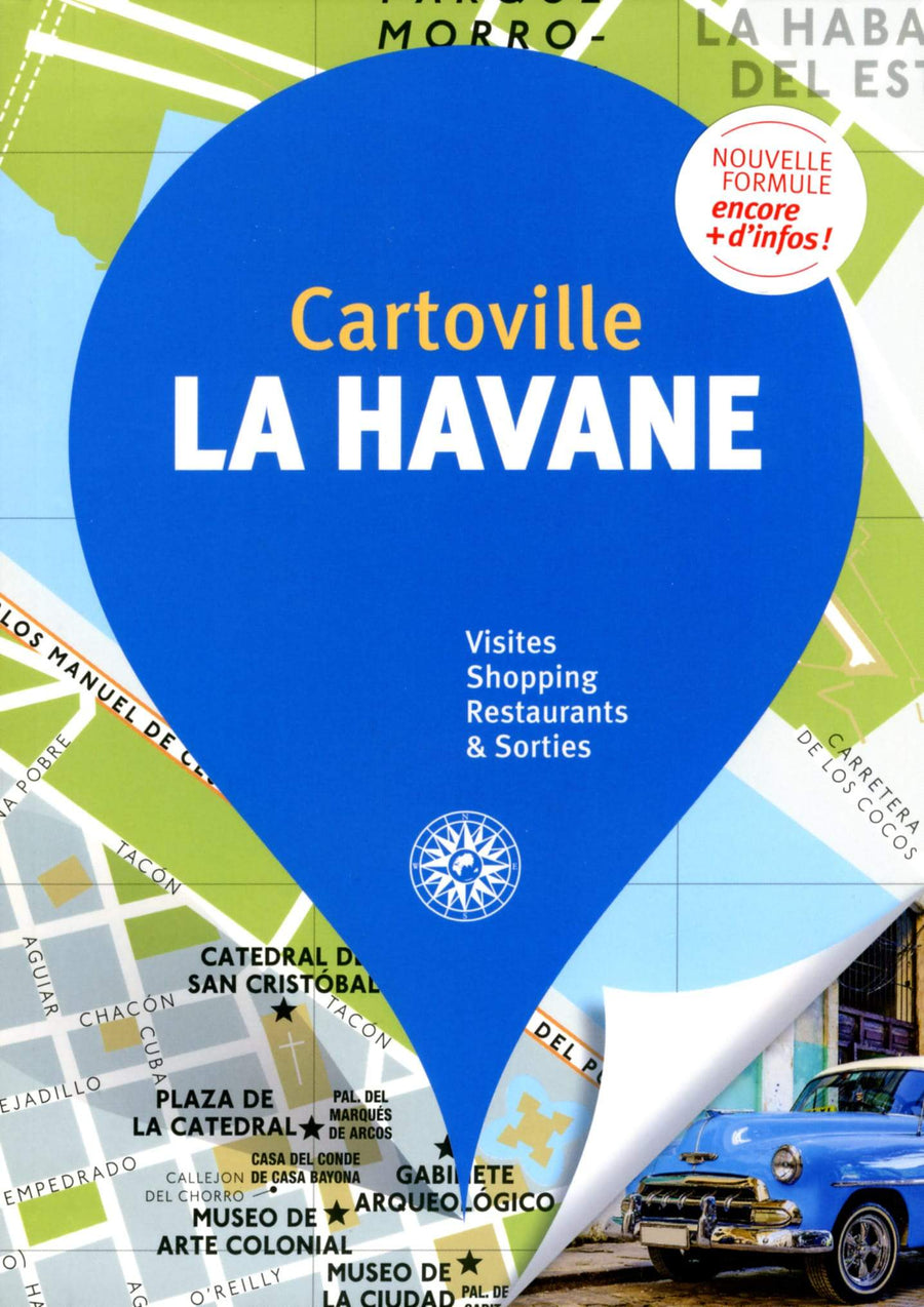 Plan détaillé - La Havane | Cartoville carte pliée Gallimard 