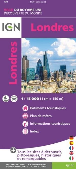 Plan détaillé - Londres | IGN carte pliée IGN 