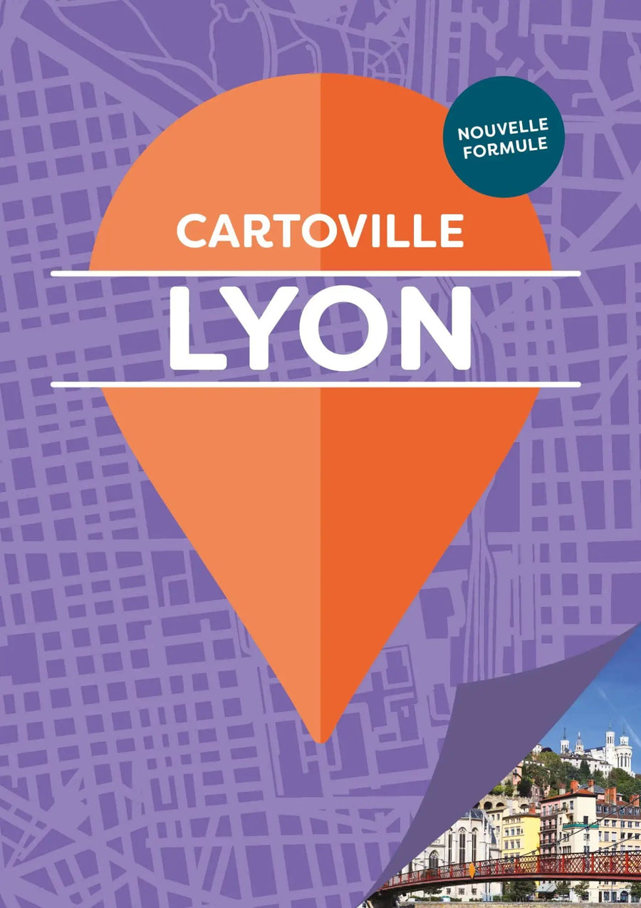 Plan détaillé - Lyon | Cartoville carte pliée Gallimard 