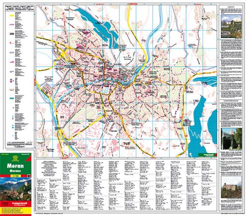 Plan détaillé - Merano | Freytag & Berndt carte pliée Freytag & Berndt 