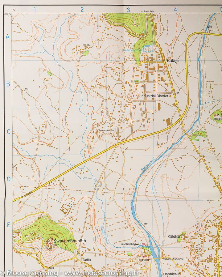 Plan détaillé n° 21- Kathmandou ville (Népal) | Nelles Verlag carte pliée Nelles Verlag 