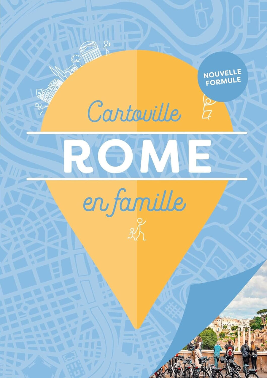 Plan détaillé - Rome en famille | Cartoville carte pliée Gallimard 